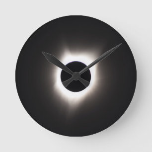 Relógio Redondo Eclipse solar total