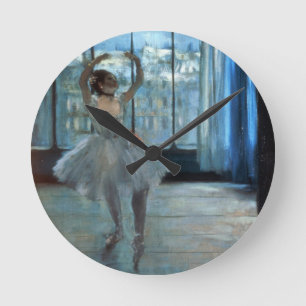 Relógio Redondo Edgar Degas   Dancer in Front of a Window