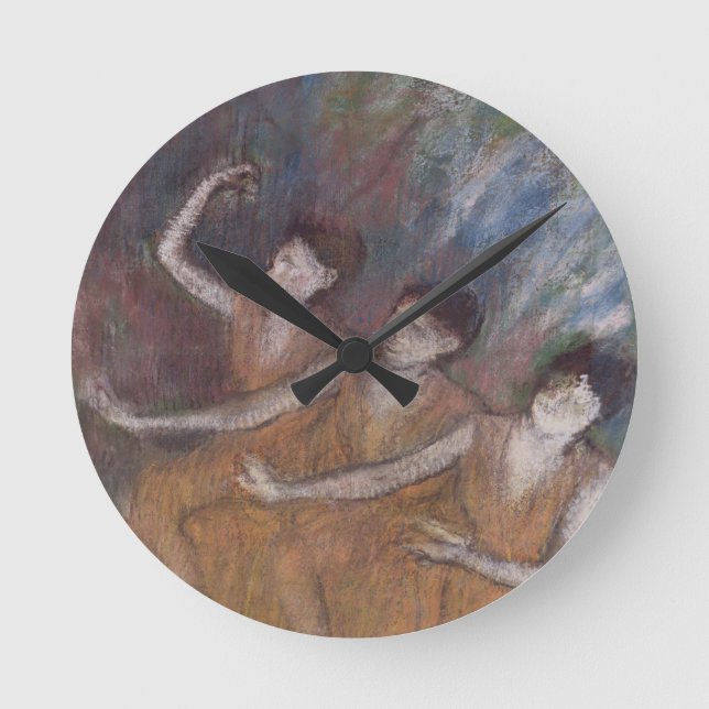 Relógio Redondo Edgar Degas | Trois Danseuses (Frente)