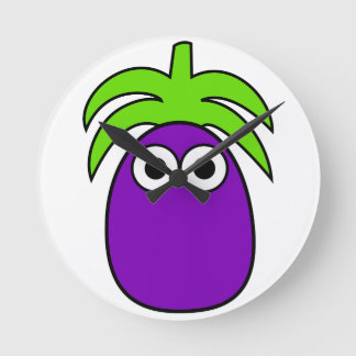 Relógio Redondo EggPlant