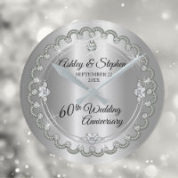 Elegante Diamond Jubilee 60º Aniversário de Casame