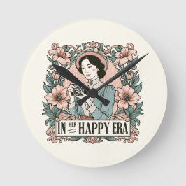 Relógio Redondo Em Sua Feliz Era Swift