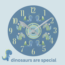 Encantador Dinossauro Azul Mágico Personalizado