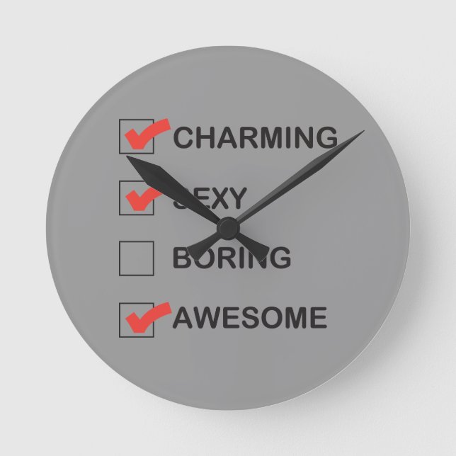 Relógio Redondo Encantamento (Frente)