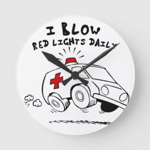 Relógio Redondo encontro paramédico