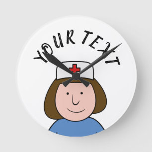 Relógio Redondo Enfermeira