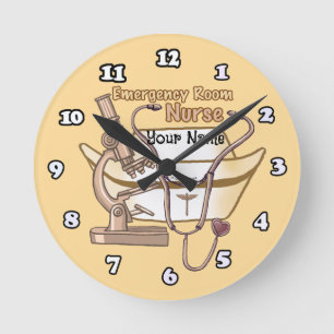 Relógio Redondo Enfermeiro ER Personalizado