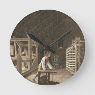 Relógio Redondo Enrolamento, entortando com um moinho de