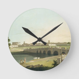 Relógio Redondo Entrada ocidental do forte St George, Madras,