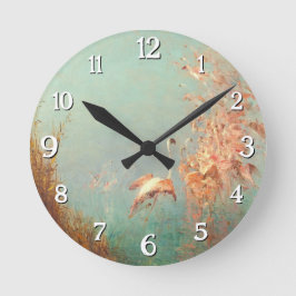 Relógio Redondo Envol De Flamants Rosa, Etang De Vaccarès