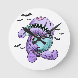 Relógio Redondo Enxoval Gótico com Enxoval Gótico com Enxoval