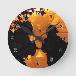 Relógio Redondo Equipe do Bombeiro