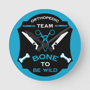 Relógio Redondo Equipe do hospital ortopédico