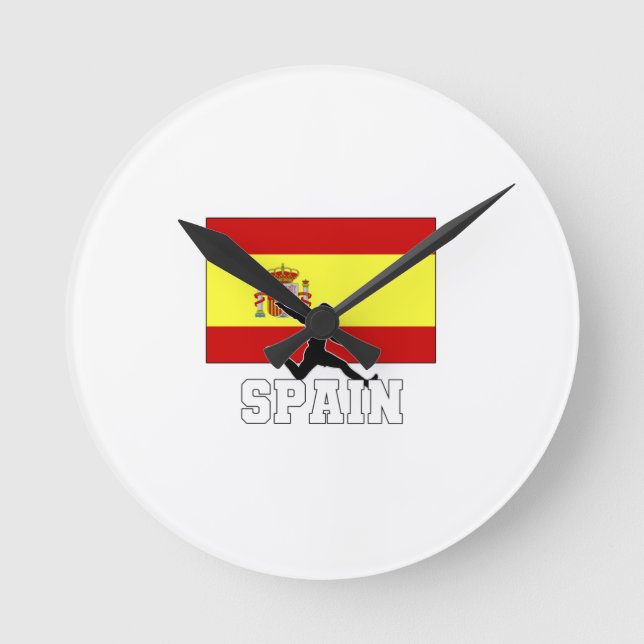 Relógio Redondo Equipe Nacional de Futebol espanha (Frente)