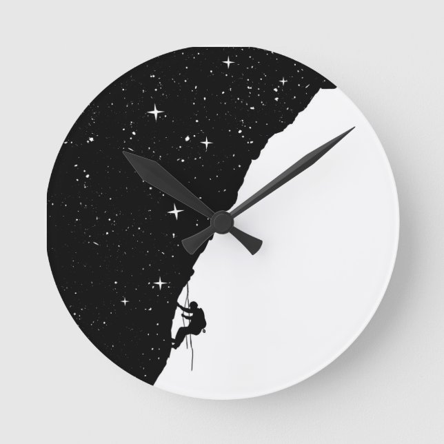 Relógio Redondo Escalada da noite (Frente)