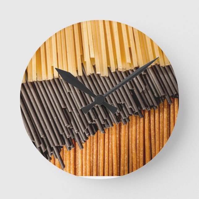 Relógio Redondo Espaguete (Frente)