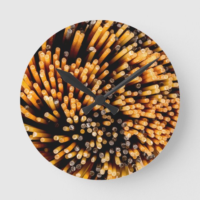 Relógio Redondo Espaguete (Frente)