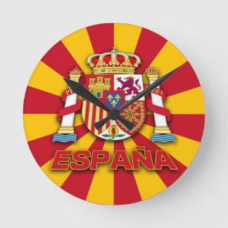 Relógio Redondo Espana Casaco de Armas