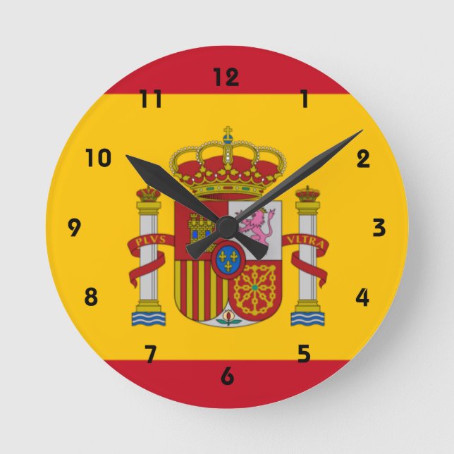 Relógio Redondo espanha (Frente)