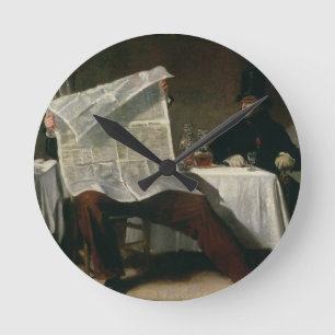 Relógio Redondo Esperando os tempos, 1831 (óleo em canvas)