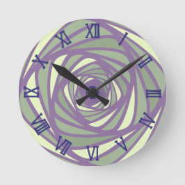 Relógio Redondo espiral 4 cores