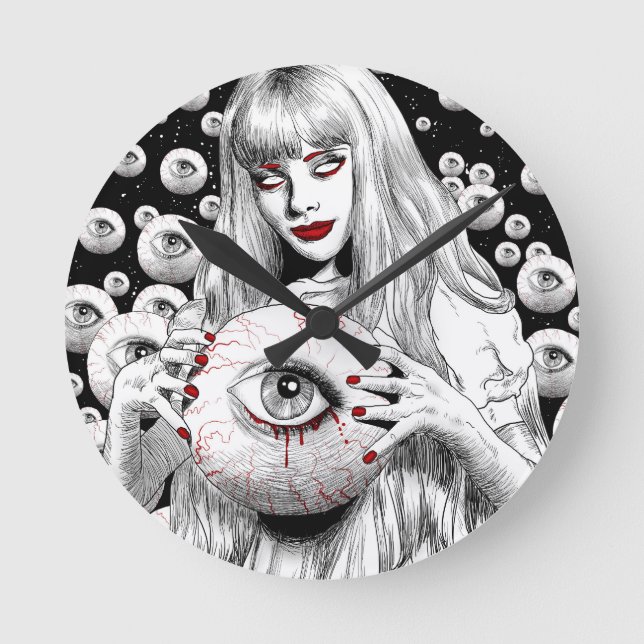 Relógio Redondo Espíritos do Morto (Frente)