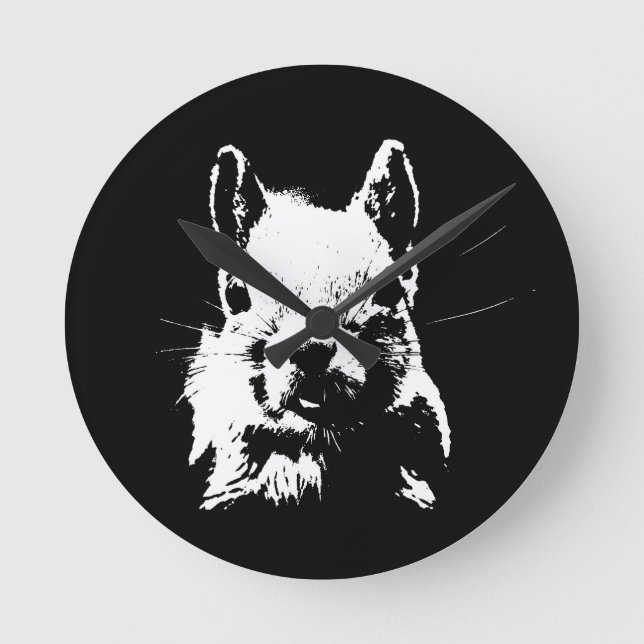 Relógio Redondo Esquilo (Frente)