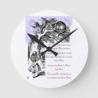 Relógio Redondo Estamos todos loucos aqui