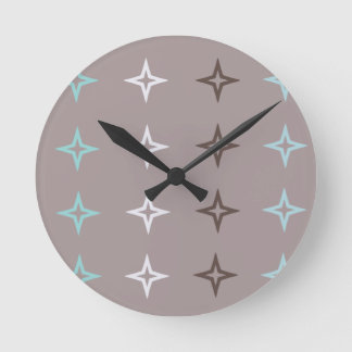 Relógio Redondo Estrelas