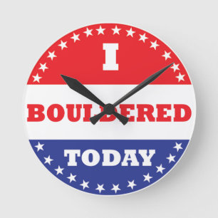 Relógio Redondo Eu Engordei Hoje