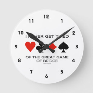 Relógio Redondo Eu Nunca Me Cansei Do Jogo Do Excelente Da Ponte