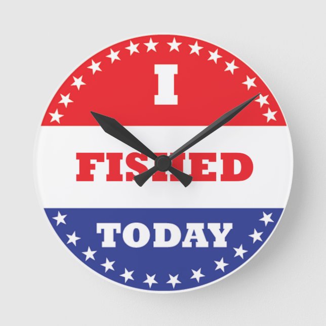 Relógio Redondo Eu Peguei Hoje (Frente)