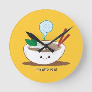 Relógio Redondo Eu sou Pho real
