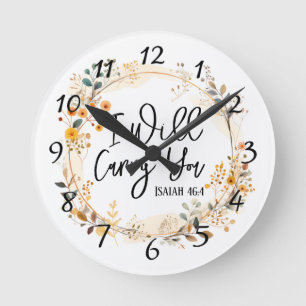 Relógio Redondo Eu Te Carregar