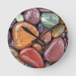 Relógio Redondo EUA, Montana, Clark Fork River, Stones 2