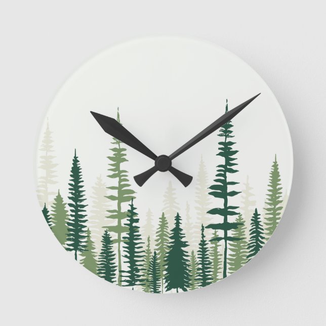 Relógio Redondo Evergreen Charm (Frente)