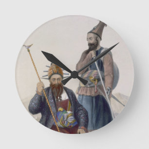 Relógio Redondo Executor e assistente principais de sua majestade