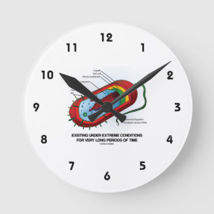 Relógio Redondo Existência sob muitos tempos das circunstâncias
