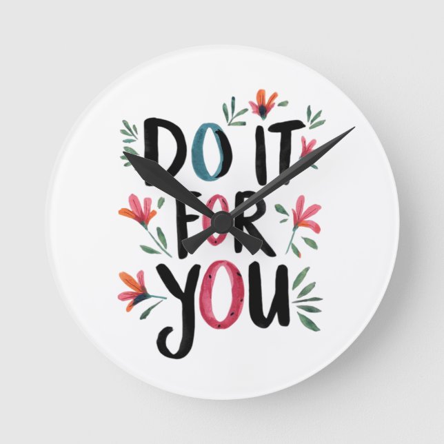 Relógio Redondo Faça Por Você (Frente)