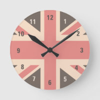 Faded Union Jack UK Flag
