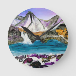 Relógio Redondo Fairy Piscina Skye Scotland