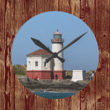 Farol do Coquille River em Bandon Oregon