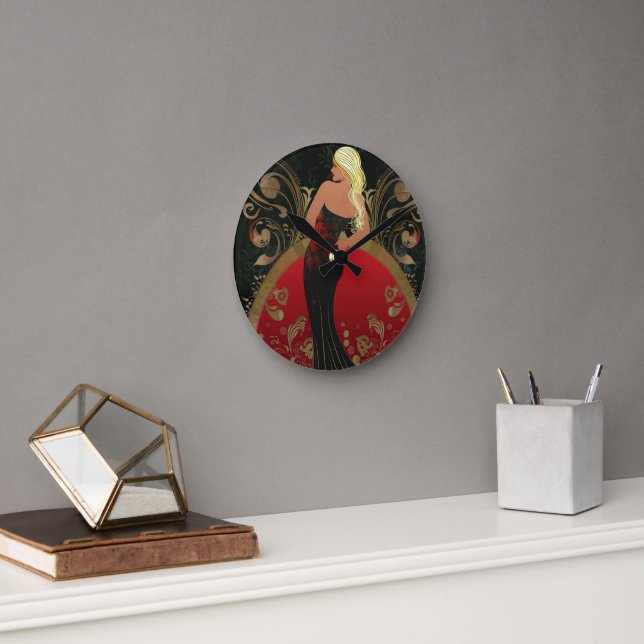 RELÓGIO REDONDO FASHION-ESQUE #4 (Escritório)