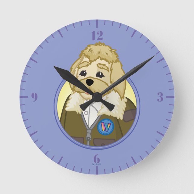 Relógio Redondo Fato de Arte (Frente)