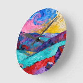 Relógio Redondo Fauvism