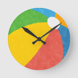 Relógio Redondo Favoritos de Aniversário do Partido da piscina