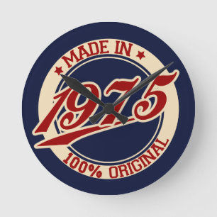 Relógio Redondo Feito Em 1975