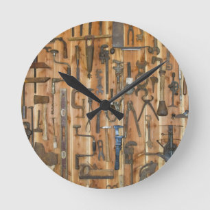 Relógio Redondo Ferramentas do comércio