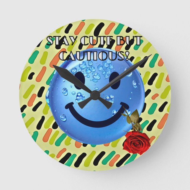 RELÓGIO REDONDO FIQUE BONITO, MAS CAUTELOSO! (Frente)