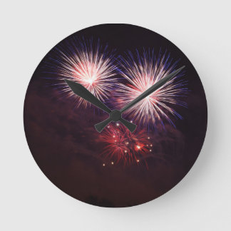 Relógio Redondo Fireworks